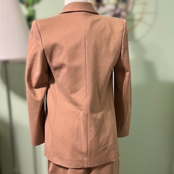 Express Editor Dress Coat Size S in Camel - Picture 5 of 9